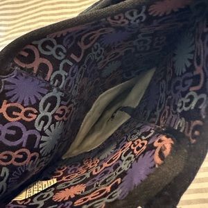 Well loved black ugg boots size 8